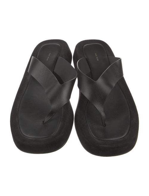 The Row Ginza Leather Slides