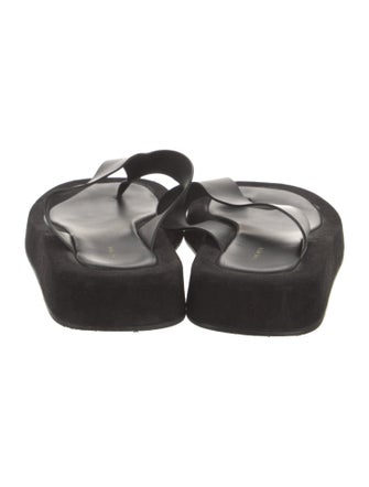 The Row Ginza Leather Slides