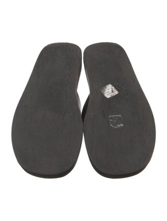 The Row Ginza Leather Slides