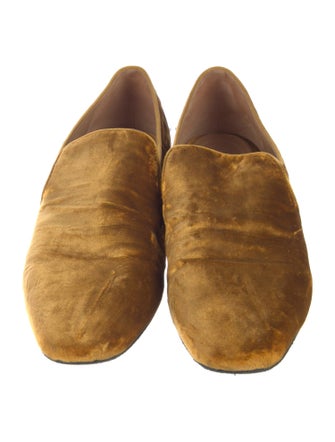 The Row Velvet Loafers