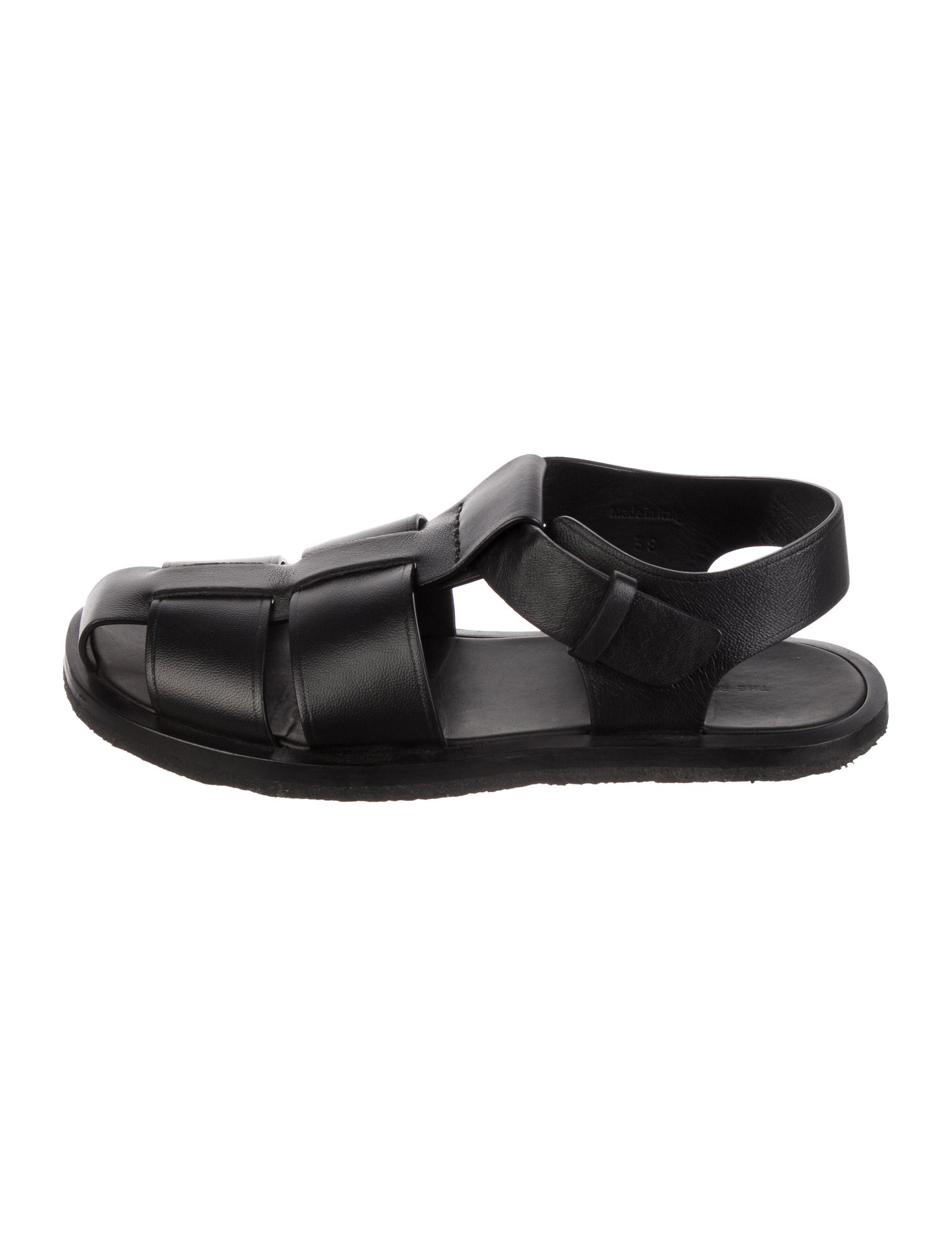 The Row Leather Slingback Sandals