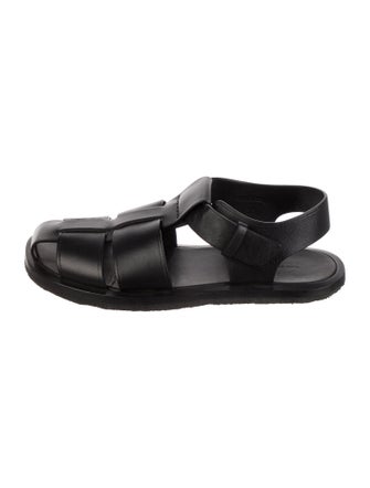 The Row Leather Slingback Sandals