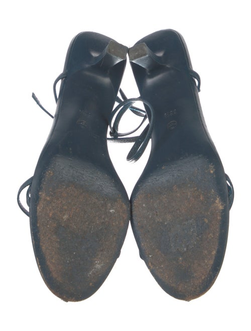 The Row Bare Leather Slingback Sandals