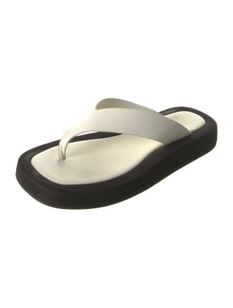 The Row Ginza Leather Slides