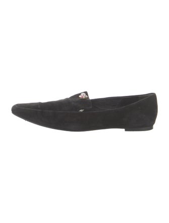 The Row Suede Loafers