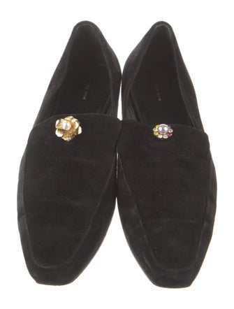 The Row Suede Loafers