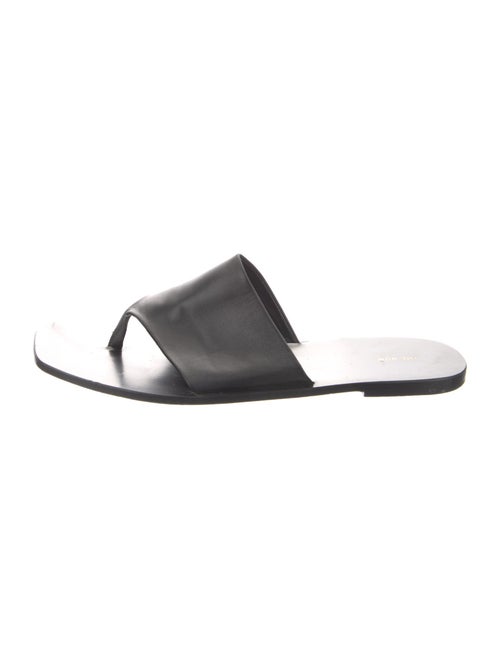 The Row Flip Flop Leather Slides