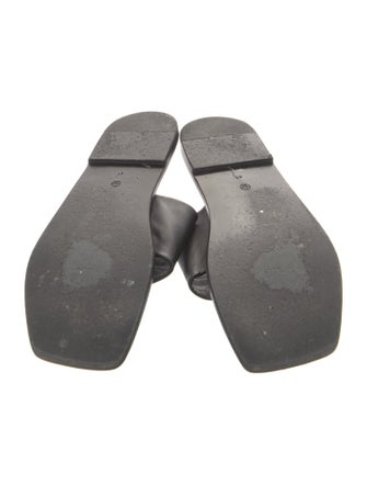 The Row Flip Flop Leather Slides