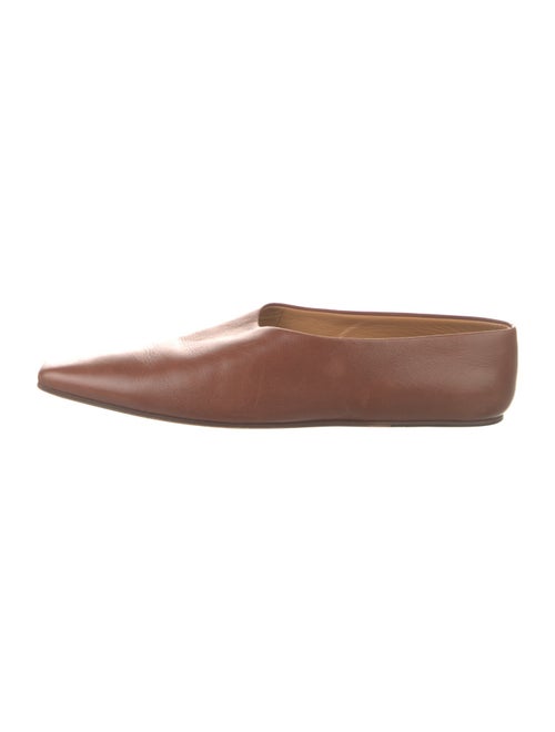 The Row Leather Ballet Flats
