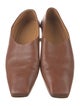 The Row Leather Ballet Flats