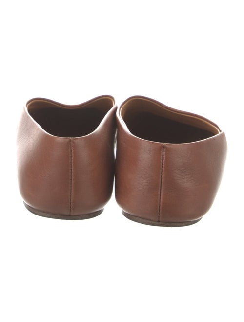 The Row Leather Ballet Flats