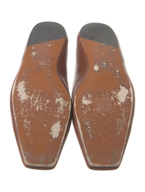 The Row Leather Ballet Flats