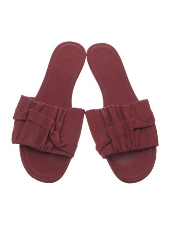 The Row Ellen Satin Slides
