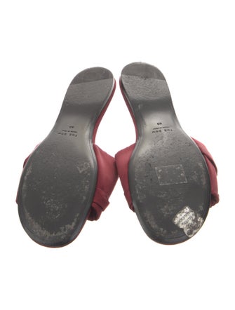 The Row Ellen Satin Slides