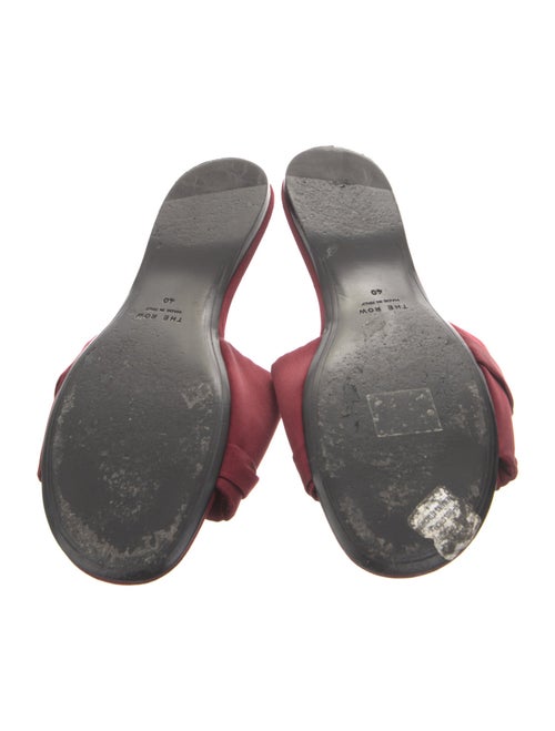 The Row Ellen Satin Slides