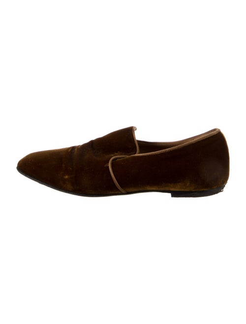 The Row Velvet Loafers