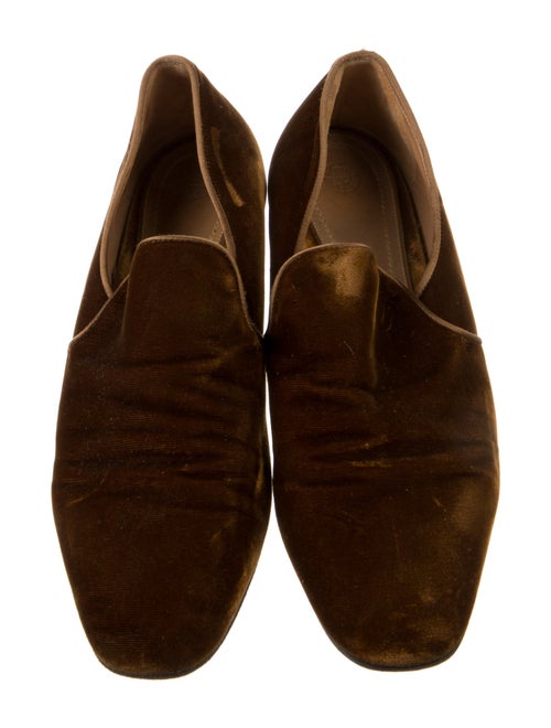 The Row Velvet Loafers