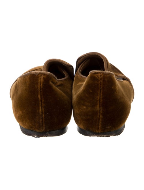 The Row Velvet Loafers