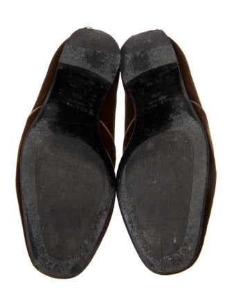 The Row Velvet Loafers