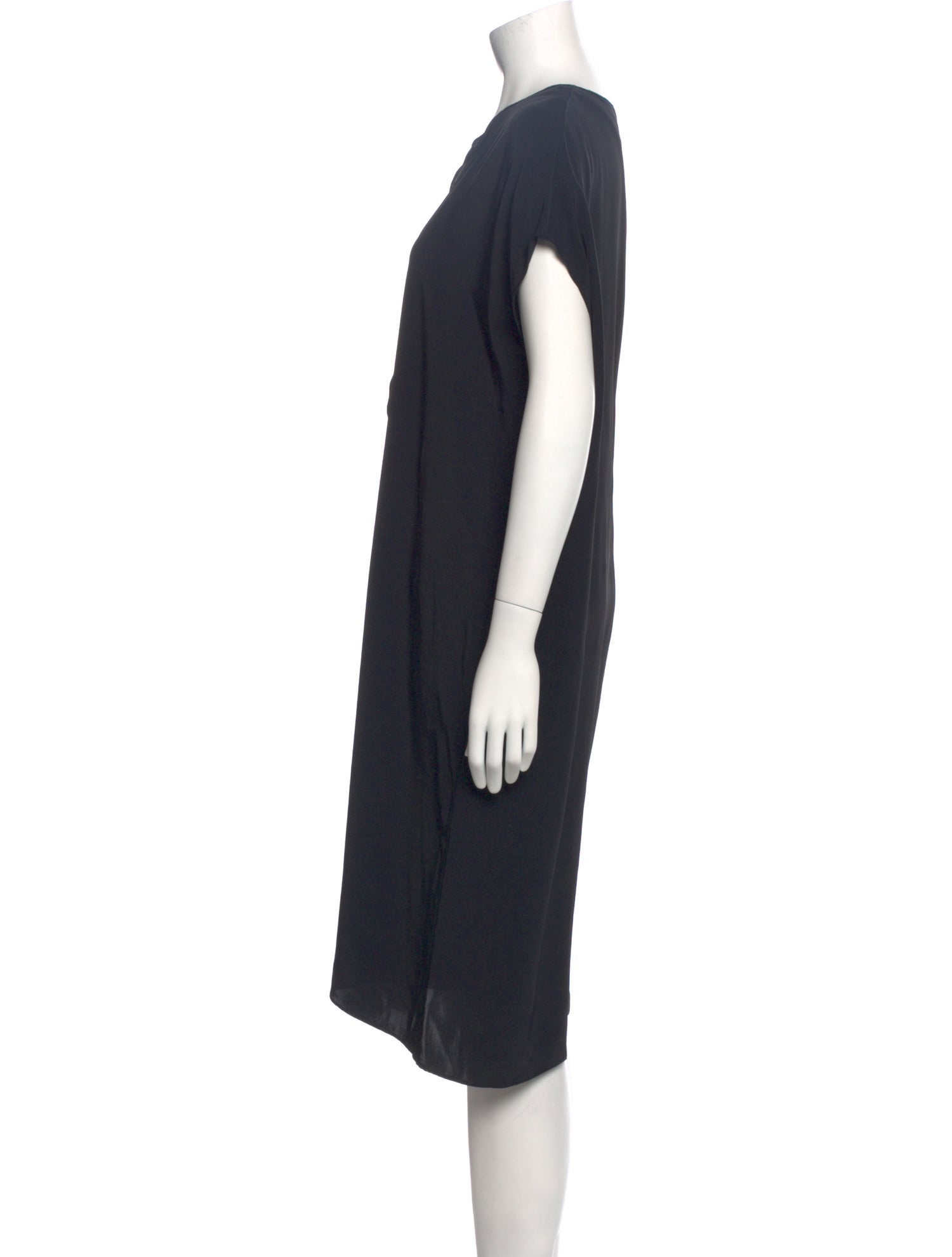 The Row V-Neck Knee-Length Dress