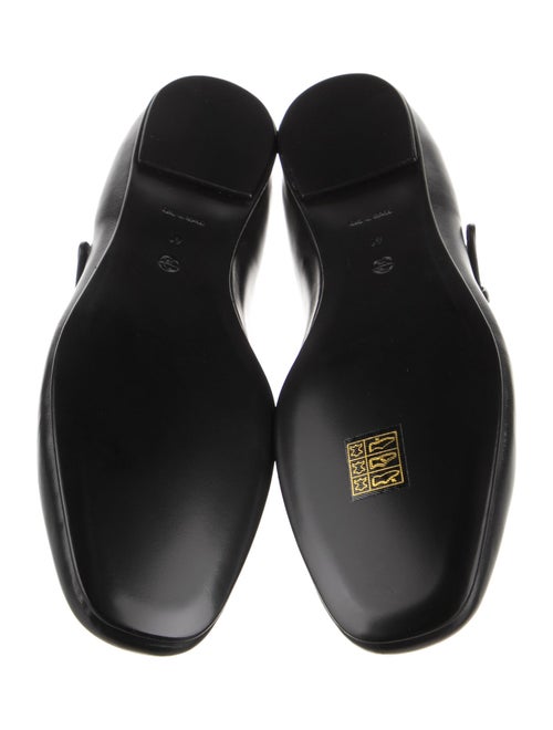 The Row Ava Leather Mary Jane Flats