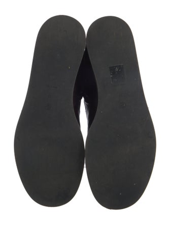 The Row Patty Leather Combat Boots