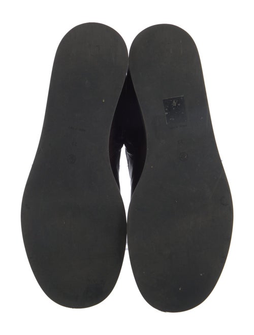 The Row Patty Leather Combat Boots