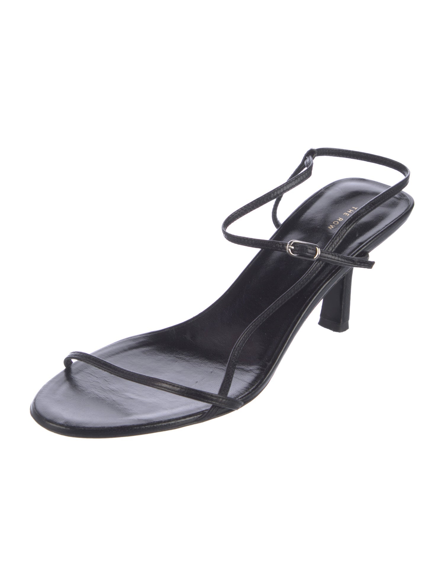 The Row Bare Leather Slingback Sandals