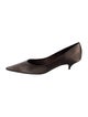 The Row Satin Pumps