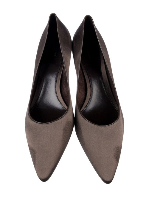 The Row Satin Pumps