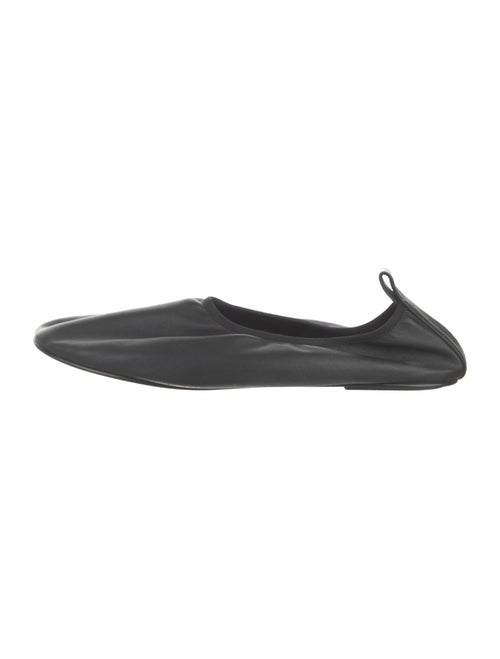 The Row Ozzy Leather Ballet Flats