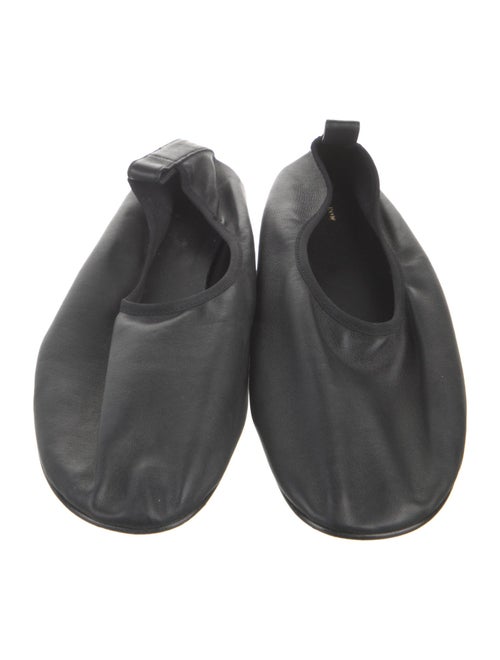 The Row Ozzy Leather Ballet Flats