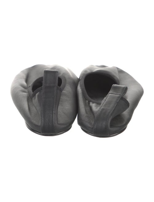 The Row Ozzy Leather Ballet Flats
