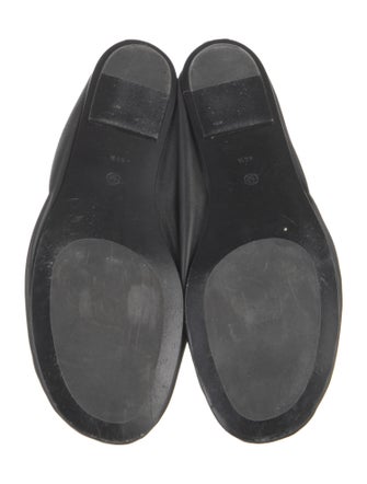 The Row Ozzy Leather Ballet Flats