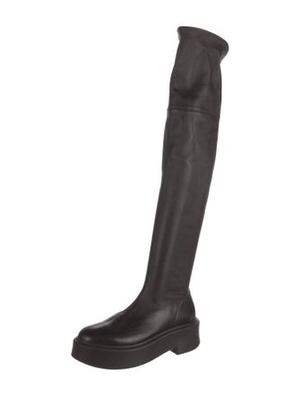 The Row Leather Sock Boots