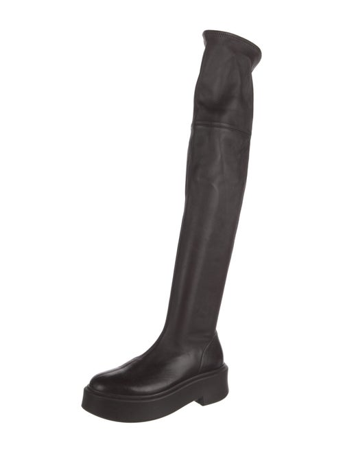 The Row Leather Sock Boots
