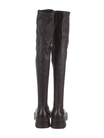 The Row Leather Sock Boots