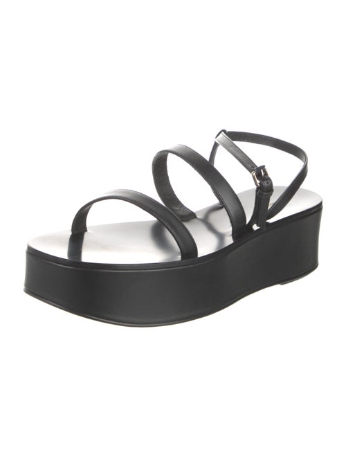 The Row Leather Slingback Sandals