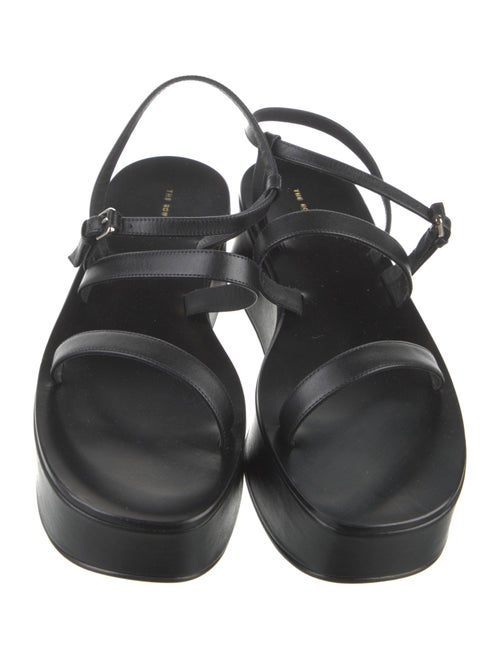 The Row Leather Slingback Sandals