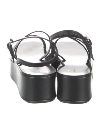 The Row Leather Slingback Sandals