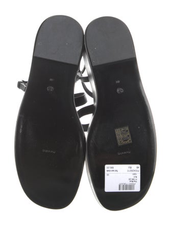 The Row Leather Slingback Sandals