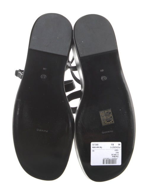 The Row Leather Slingback Sandals