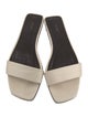 The Row Leather Slides