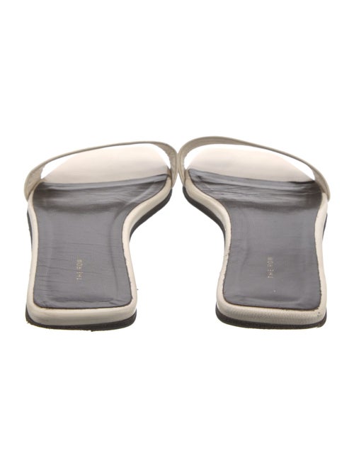 The Row Leather Slides