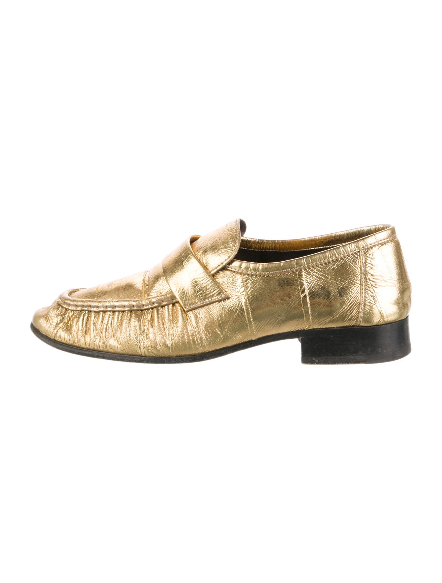The Row Eel Skin Loafers