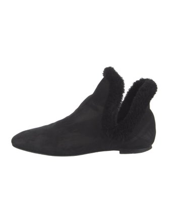 The Row Suede Chelsea Boots