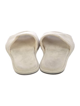 The Row Velvet Slides