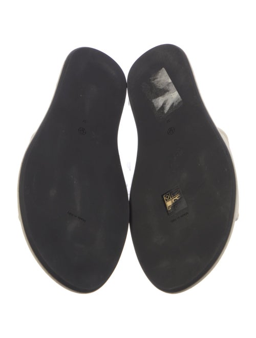 The Row Velvet Slides