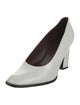 The Row Olivia Leather Pumps