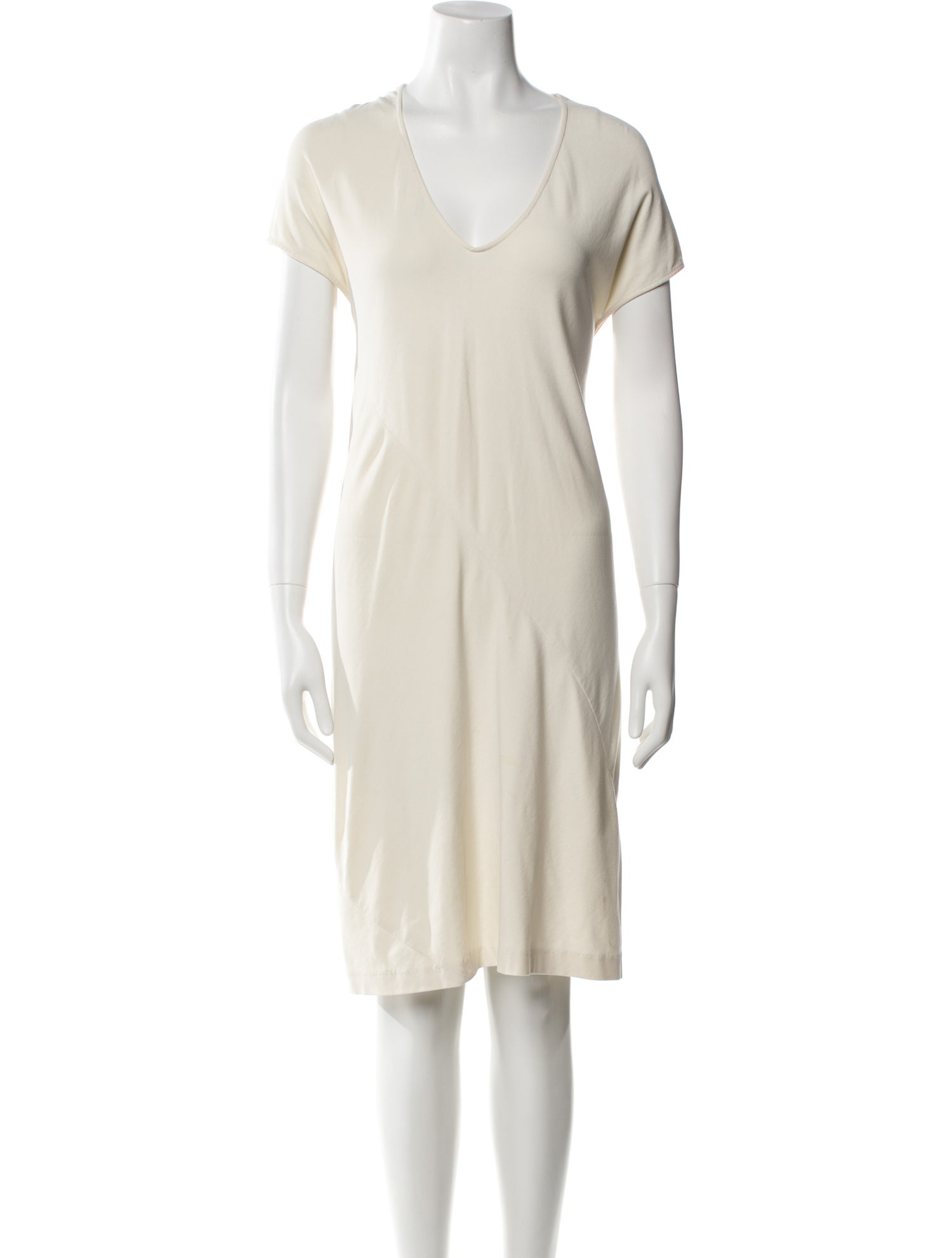 The Row V-Neck Mini Dress